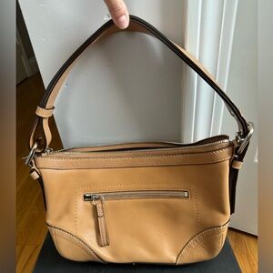 Coach Light Saddle Leather Handbag